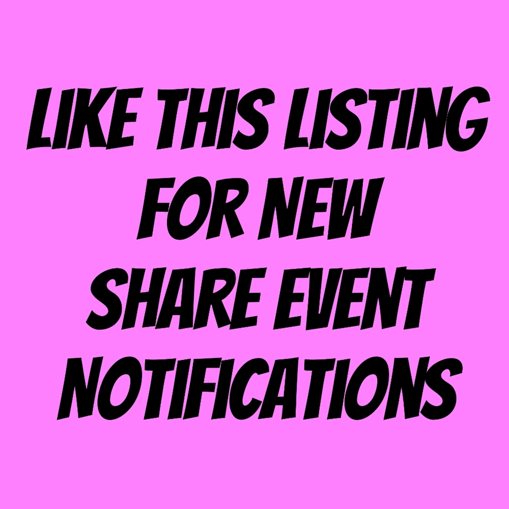 NEW Share Event Posted 😍